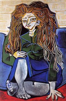 Pablo Picasso : portrait of madame Helene Parmelin